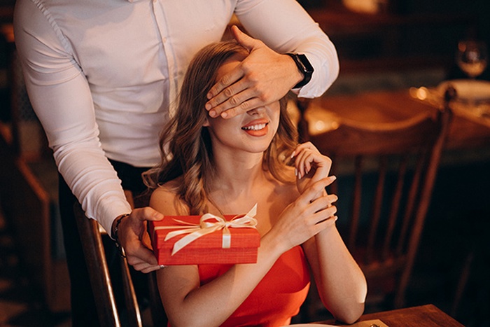 A surprise with a gift