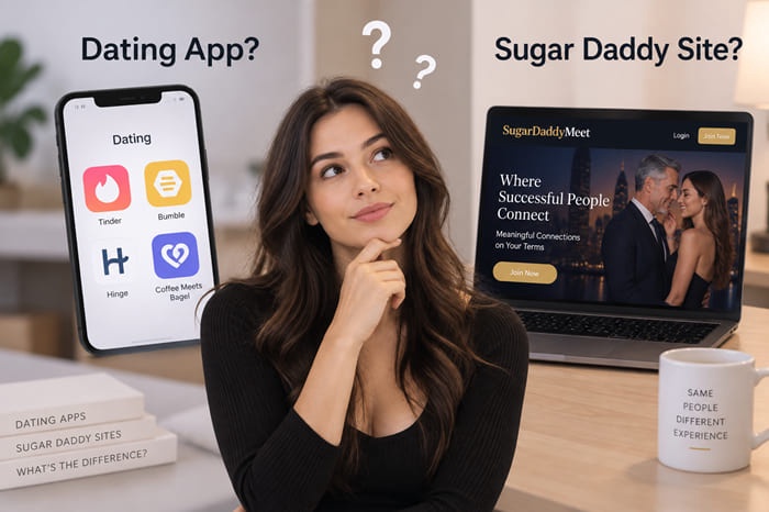 Choose sugar daddy apps or sugar daddy sites?