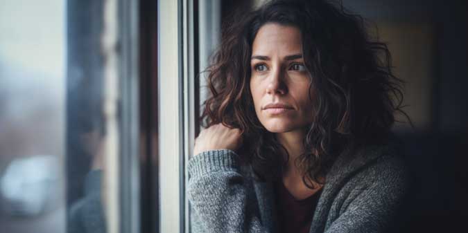 sad woman